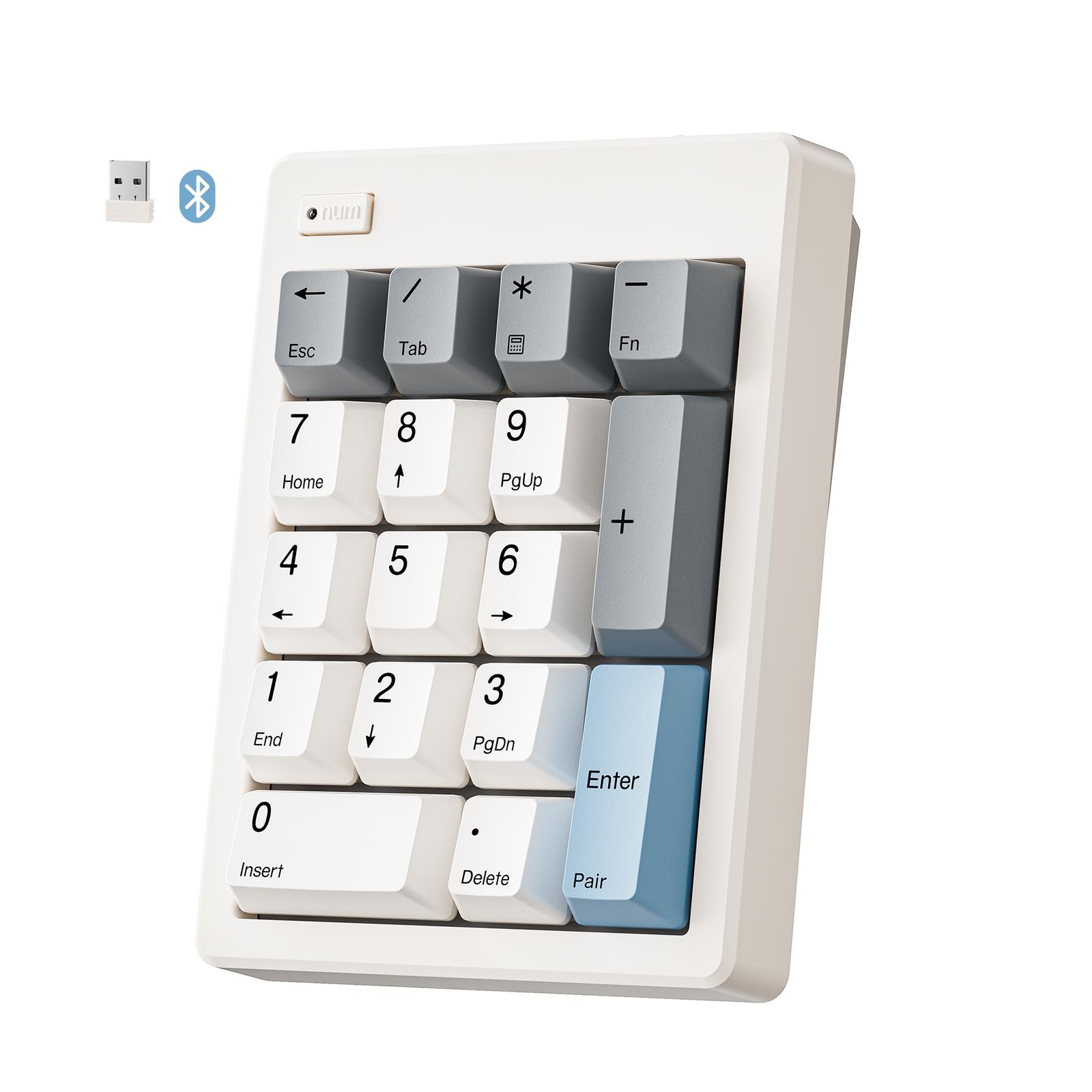 FD17 Wireless Mechanical Numpad for Excel Financial Data Entry