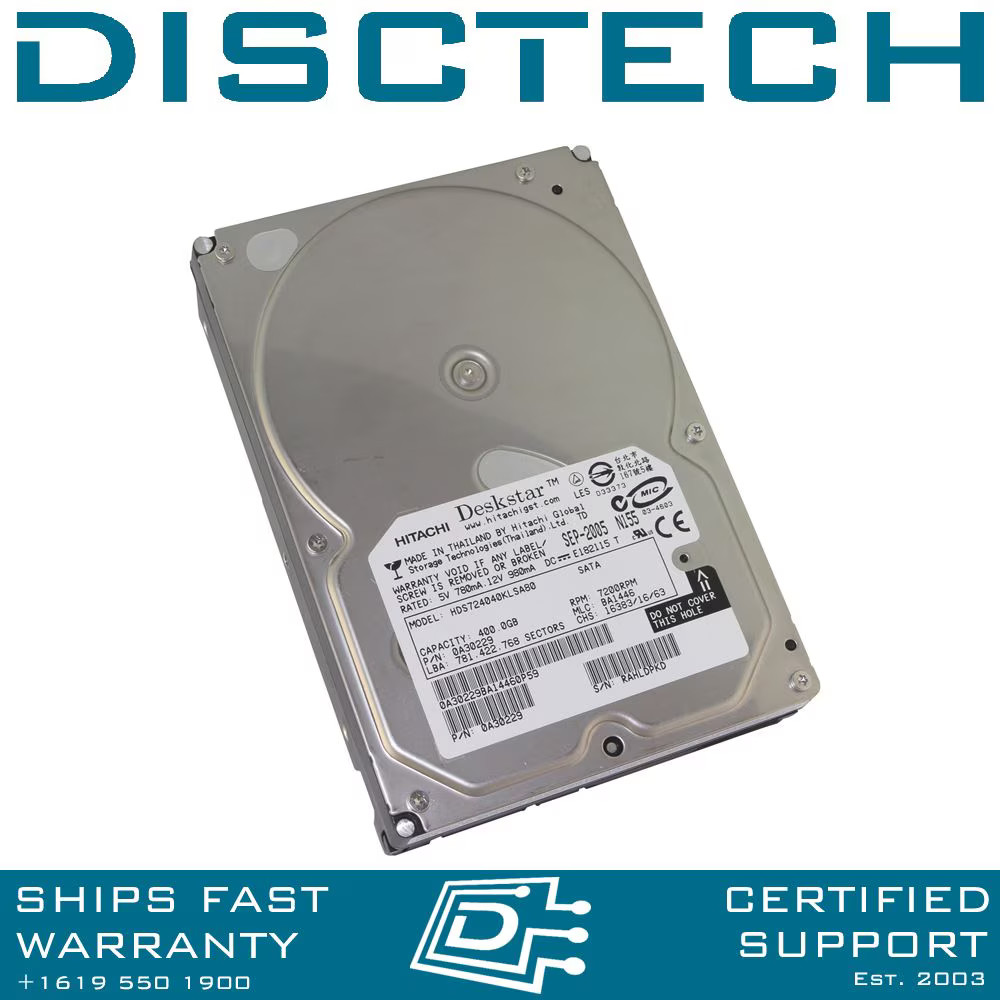 Hitachi Deskstar 7K400 0A30229 Desktop SATA Hard Drive