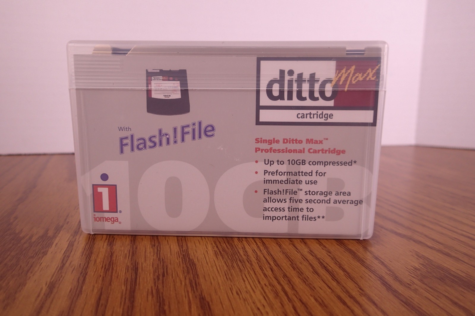 Ditto Max Cartridge 5GB Uncompressed / 10GB Compressed Iomega FlashFile