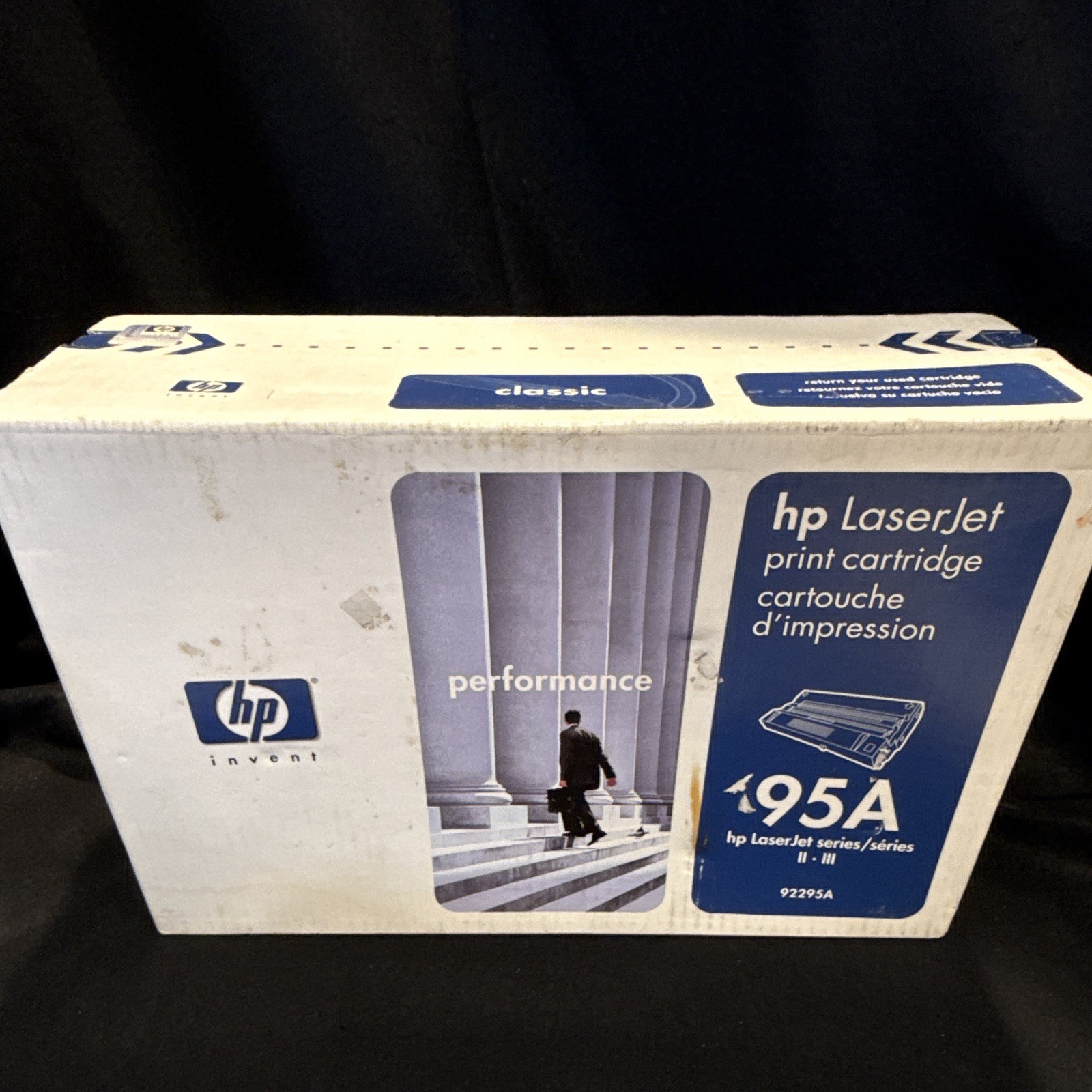 HP Genuine 95A Black Laser Toner Cartridge 92295A for LaserJet II/III