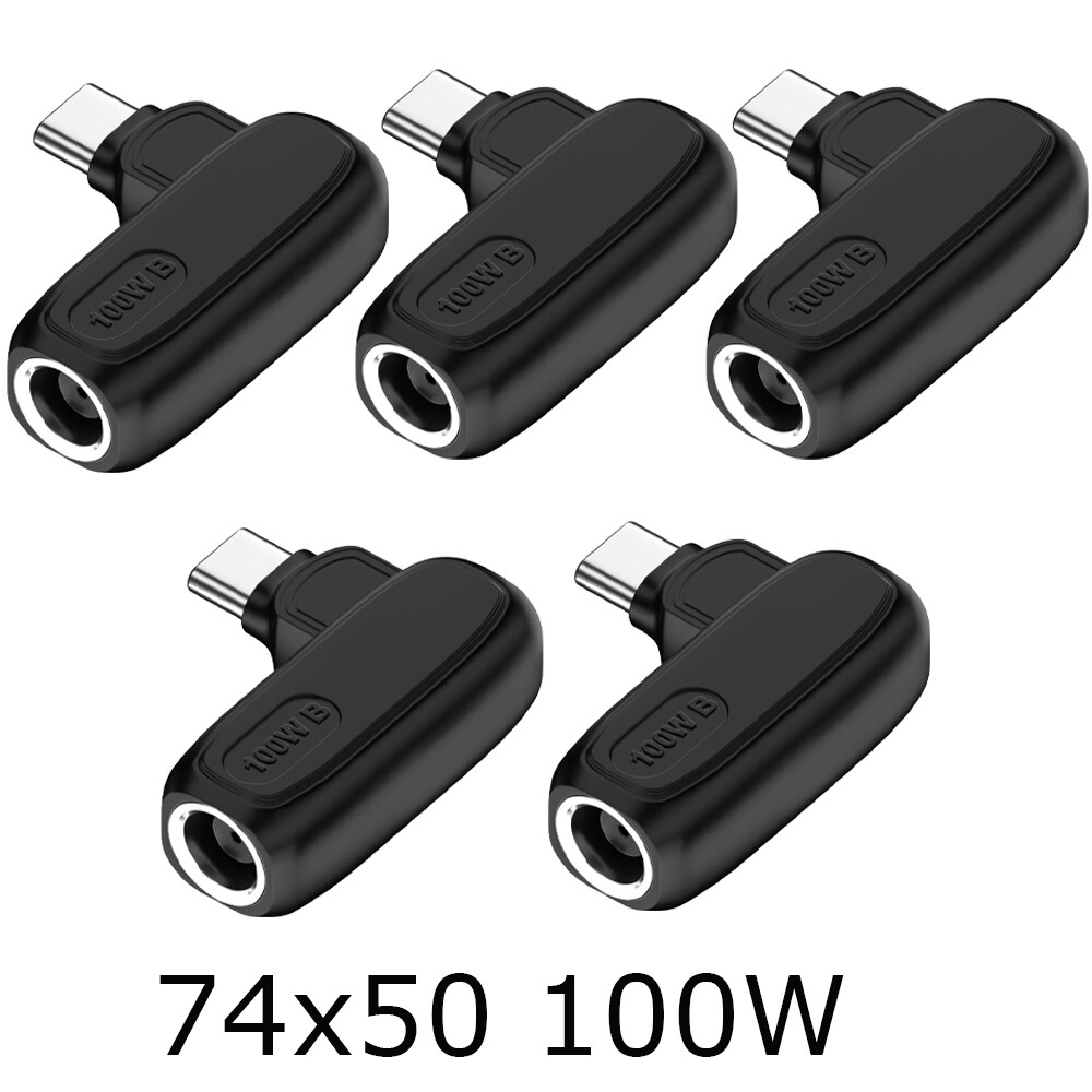 5x 100W/65W Laptop Charger Converter USB Type C Power Charging Cable Adapter