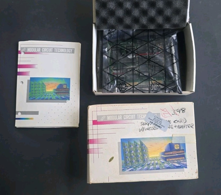 Vintage Modular Circuit Technology MCT-AIO 286/386 Multi I/O Card NOS IBM PC/AT