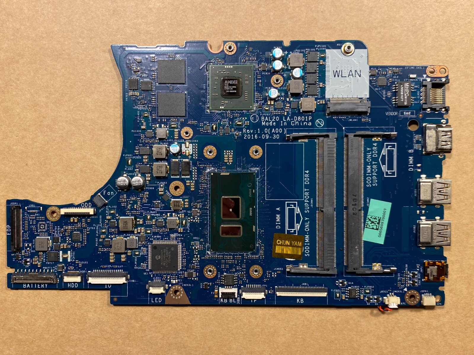 Dell Inspiron 15 5567 17 5767 Intel i7-7500u Motherboard AMD Graphic CV3V4 KFWK9
