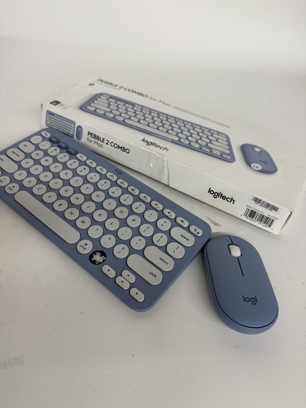 Logitech Pebble 2 Compact Wireless Keyboard and Mouse for Mac, iPad -
