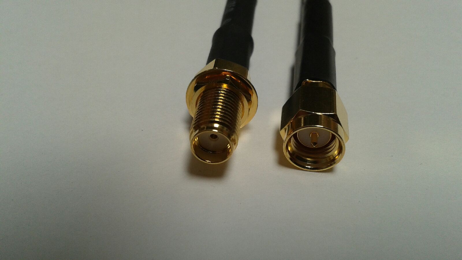 US MADE   SMA Male  TO  SMA Female RG-58 coax cable 100 ft  50 ohm