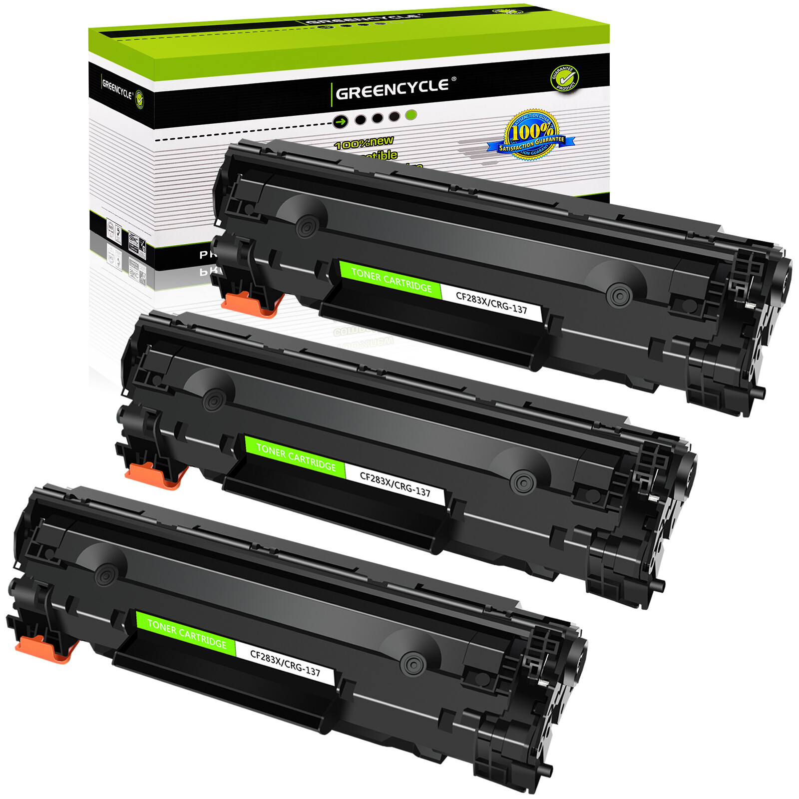 3PK CRG137 9435B001 Toner Cartridge Fits For Canon 137 ImageClass MF227dw MF216n