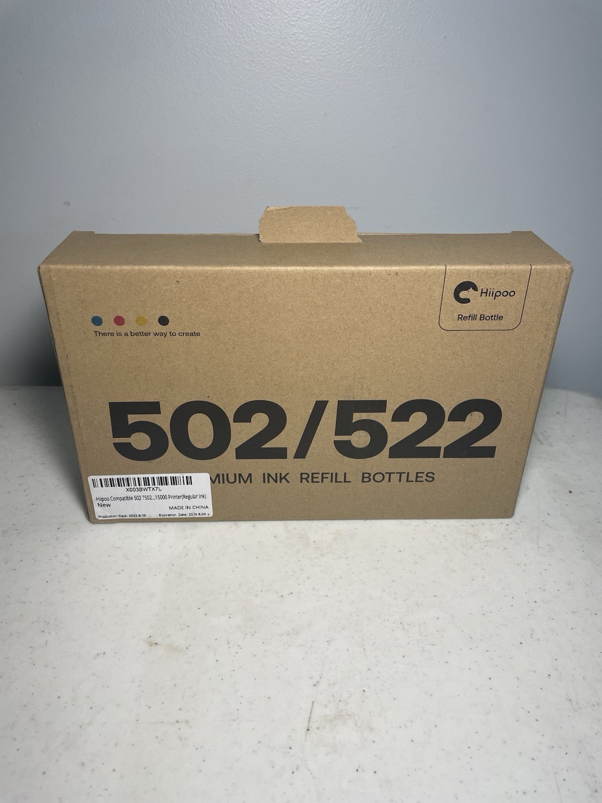 502/522 Premium Ink Refill Bottles Hiipoo Compatible New Regular Ink