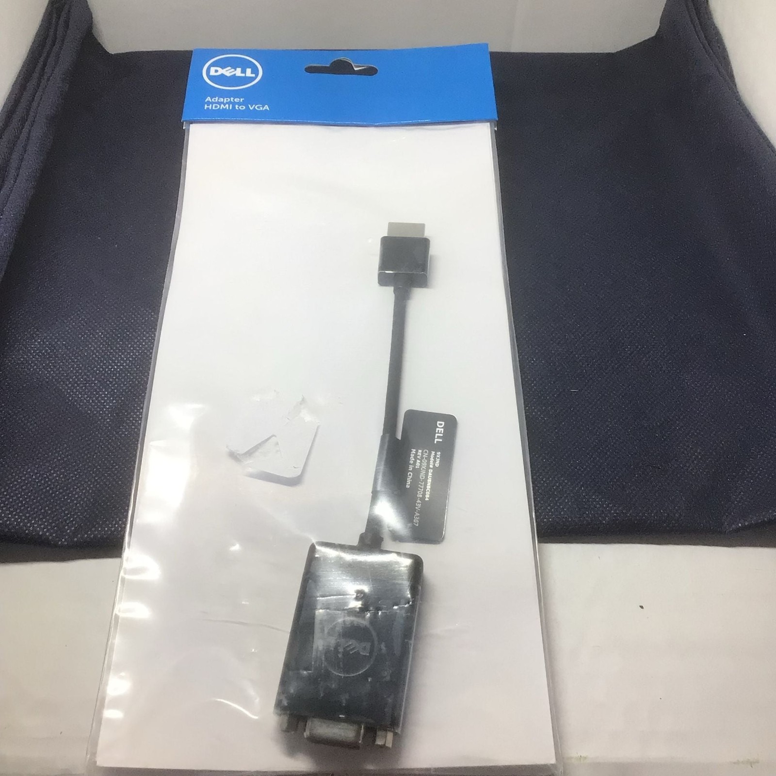 Dell HDMI to VGA Video Adapter Dongle (Part 9XJND / Model DAUBNBC084)