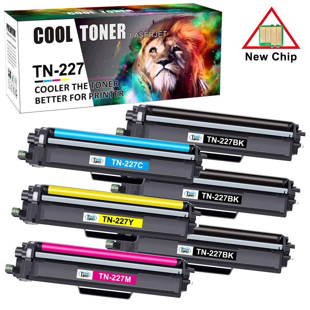 6PK Compatible with Brother TN227 Toner TN223 MFC-L3770CDW L3710CW HL-L3270CDW