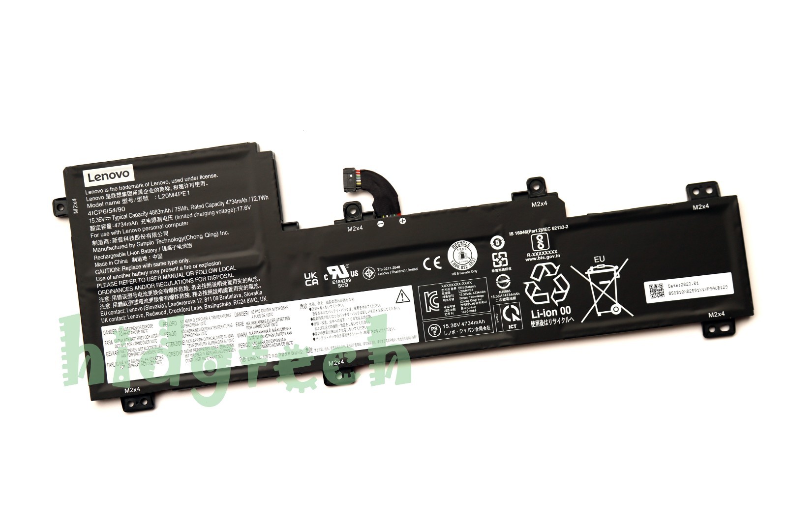 New Genuine L20M4PE1 L20C4PE1 L20L4PE1 Battery for Lenovo IdeaPad 5 Pro 16ACH6