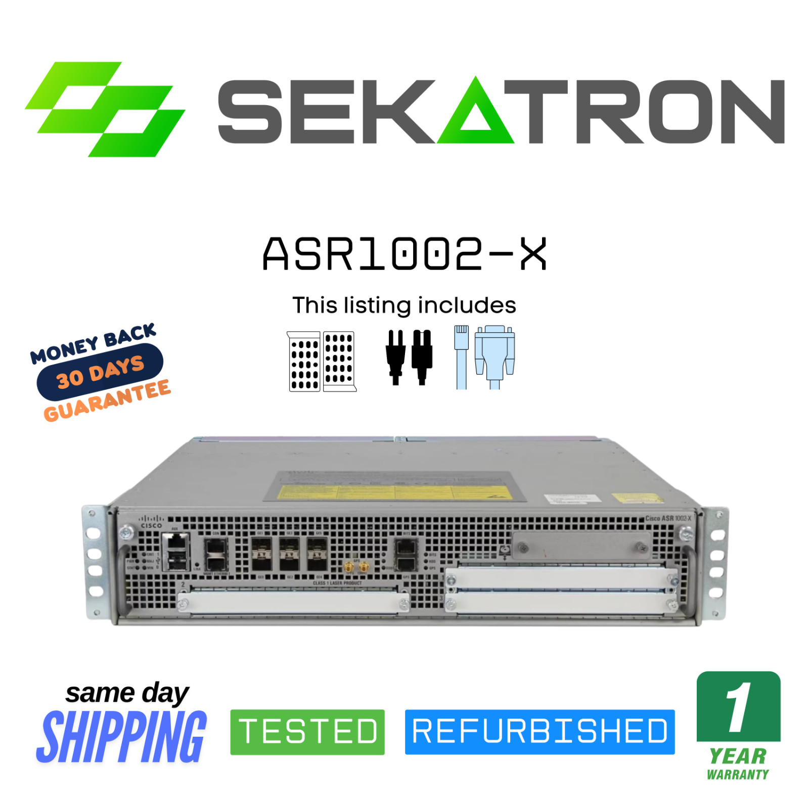 ♻️ Cisco ASR1002-X Aggregation Services Router ⚡Fast Shipping