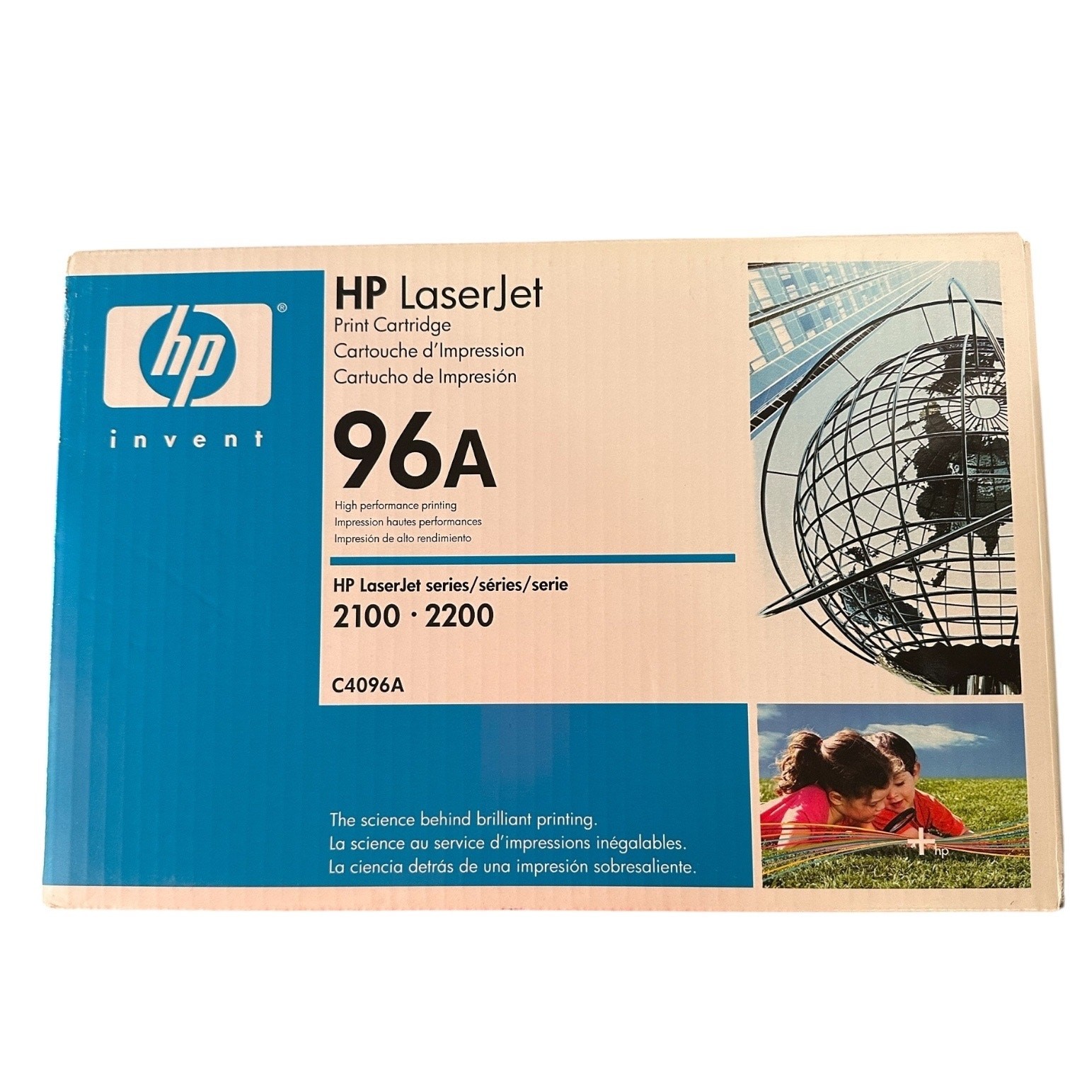 Genuine HP C4096A 96A Black Toner Cartridge LaserJet 2100 OEM Sealed Box NEW