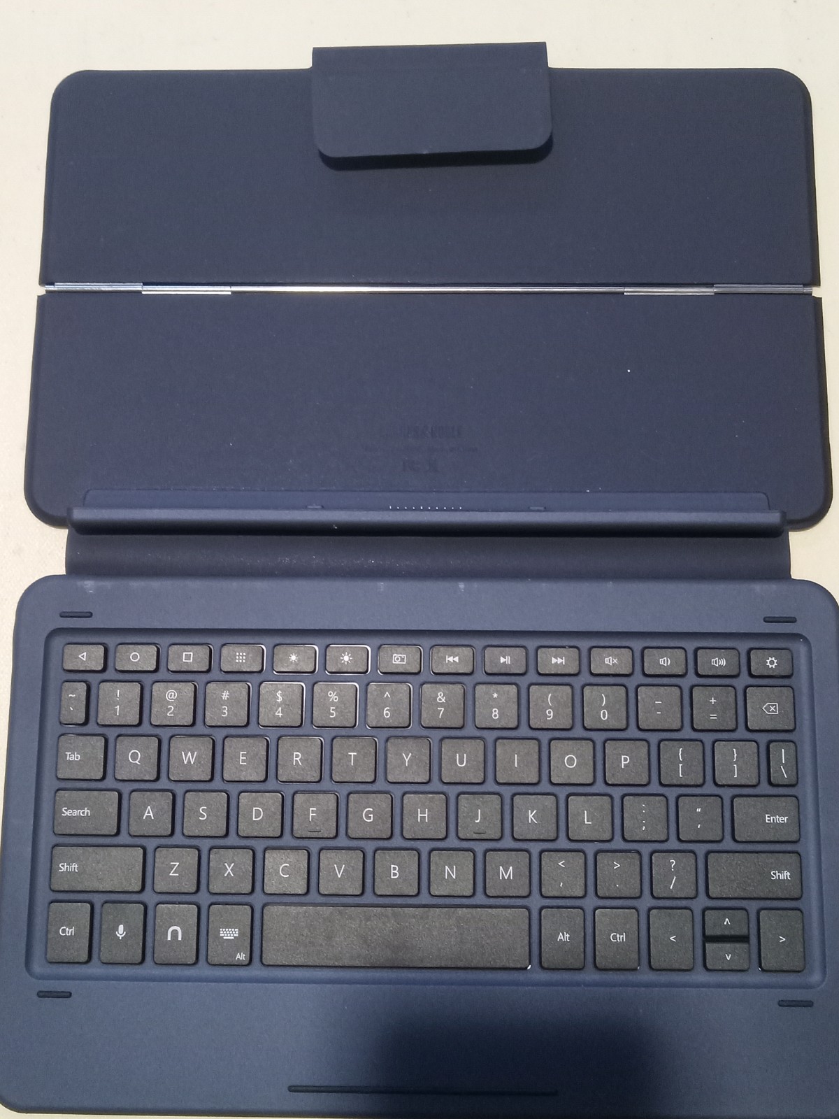 Barnes & Noble Nook Smart KEYBOARD + COVER for 10.1 Tablet **NO BOX**, Navy Blue