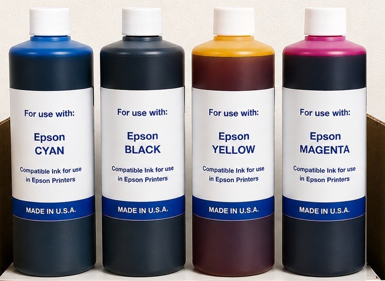 COMPATIBLE EPSON BULK INK REFILL WorkForce ST-C2100 Supertank Color MFP (4000ML)