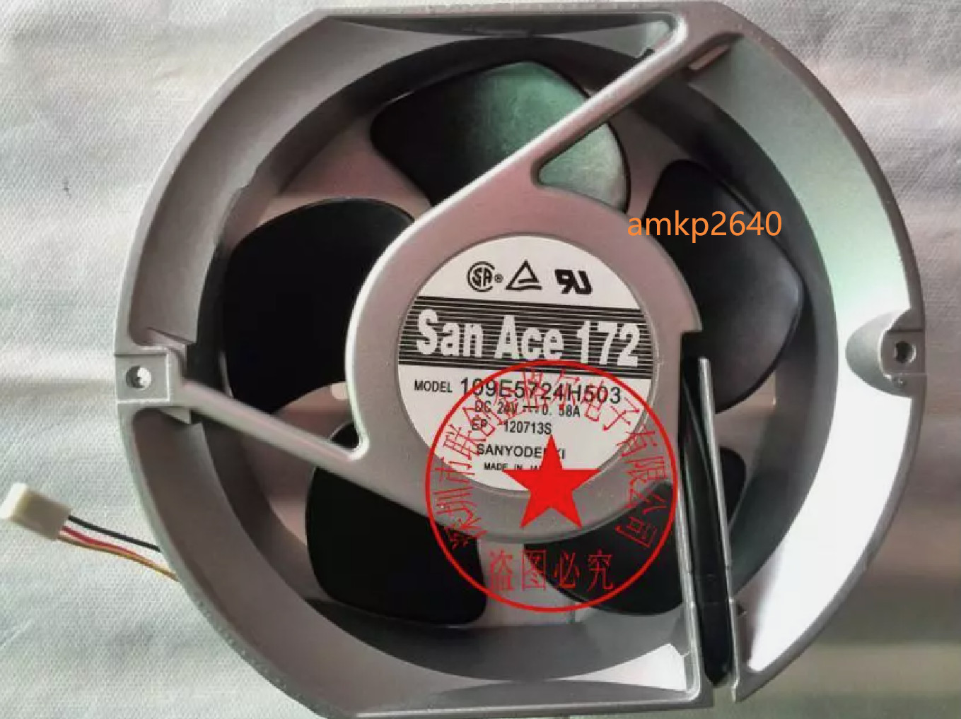 For 109E5724H503 24V Sanyo SANYO172 * 150 * 51 aluminum frame fan amk