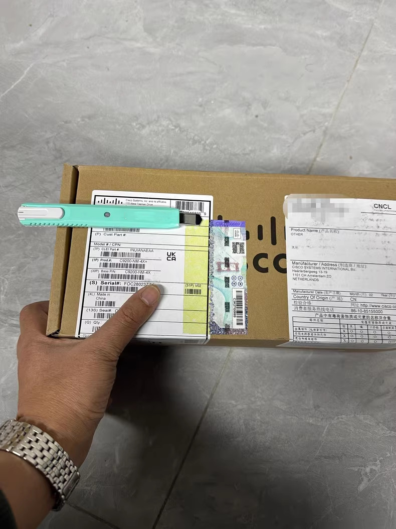 C9200-NM-4X Cisco Catalyst 9200 4 x 10G Network Module New Sealed, BIG QUANTITY