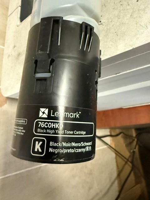 NEW Lexmark 76C0HK0 Black High Yield Collection Program Toner Cartridge - NO BOX