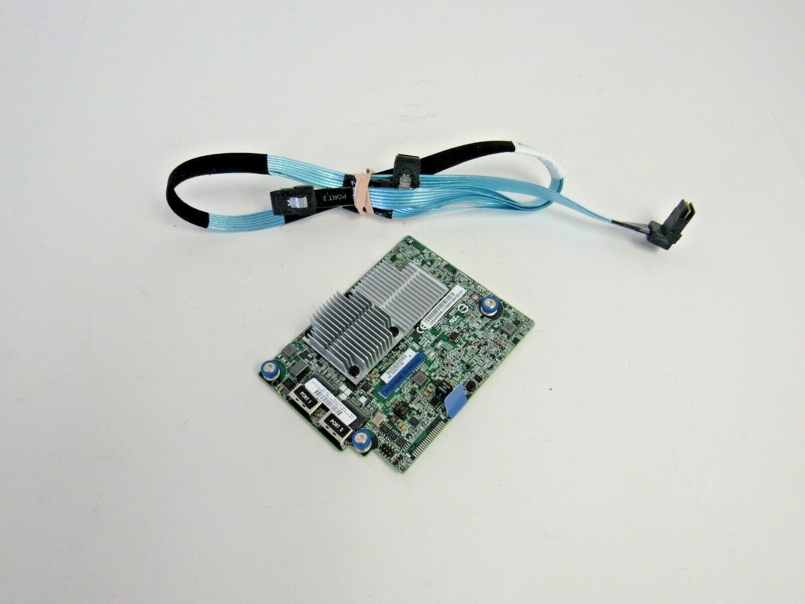 HP 749796-001 Smart Array 2GB Cache 2-Port SAS-3 SATA-3 RAID w/ Cables    39-3