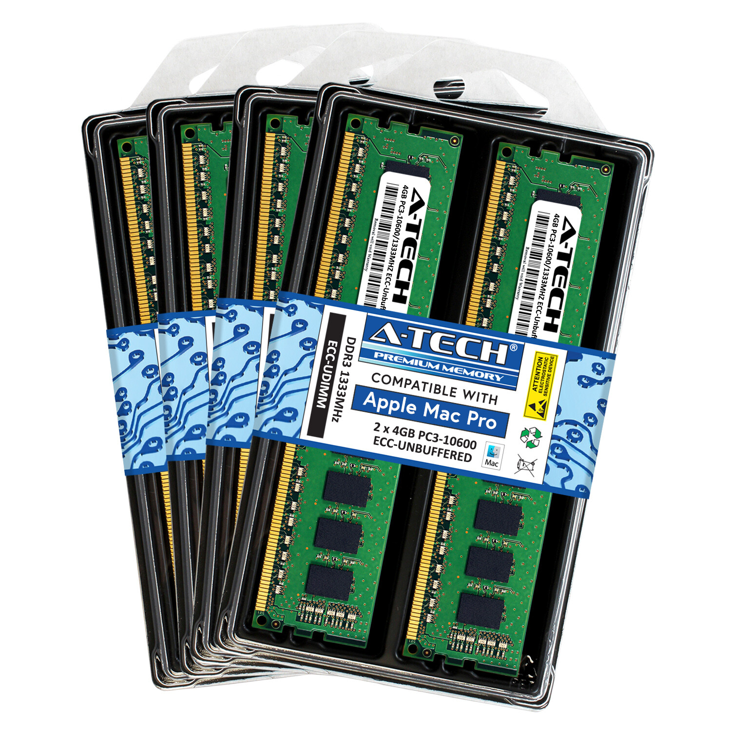 32GB Kit 8X 4GB DIMM Mac Pro Mid 2010 A1289 MacPro5,1 Server Memory RAM