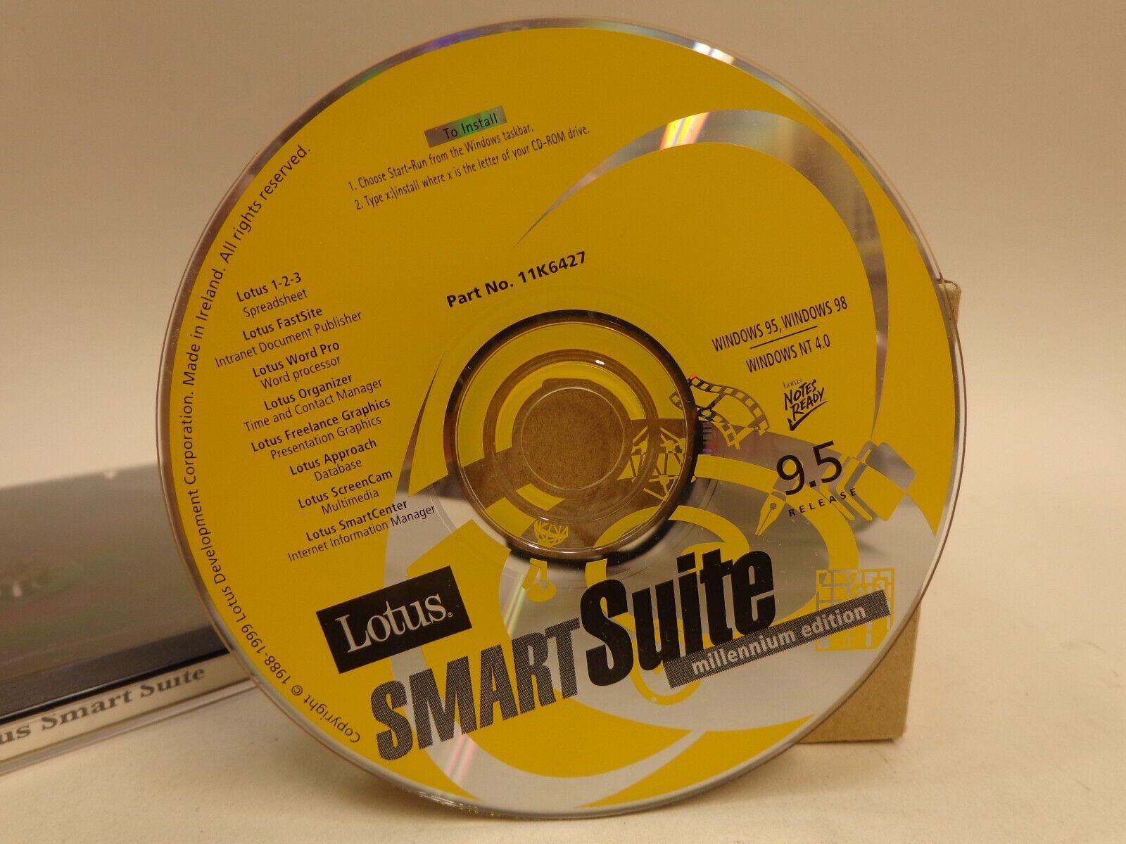 Lotus Smart Suite -CD  Ver 9.5 Win 95/98/NT 4