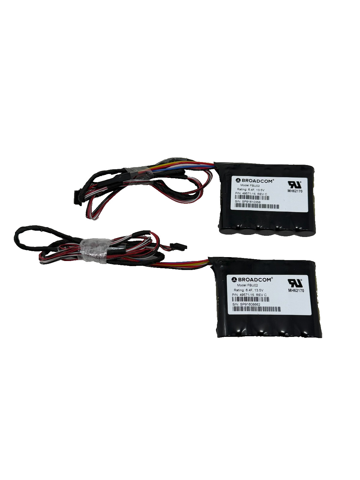 *Lot of 2* LSI Broadcom 6.4F 13.5V Power Module CVPM02 Battery 49571-15 FBU02