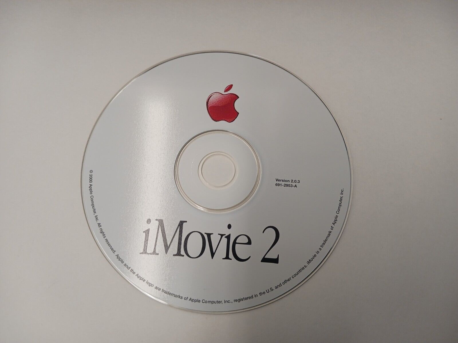OEM Apple iMovie 2 For Mac Software Version 2.0.3 