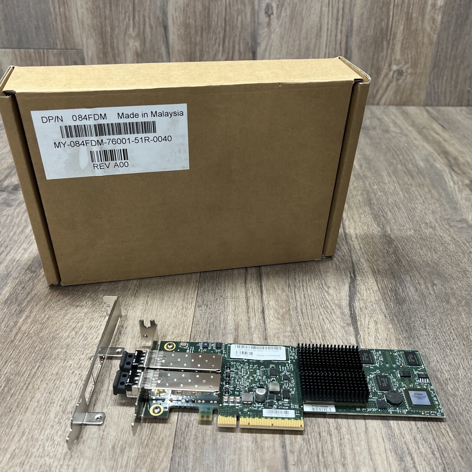 Genuine Chelsio 110-1155-31 10GB Dual Port PCI-E FC 10GB/s SFP+ HBA 084FDM