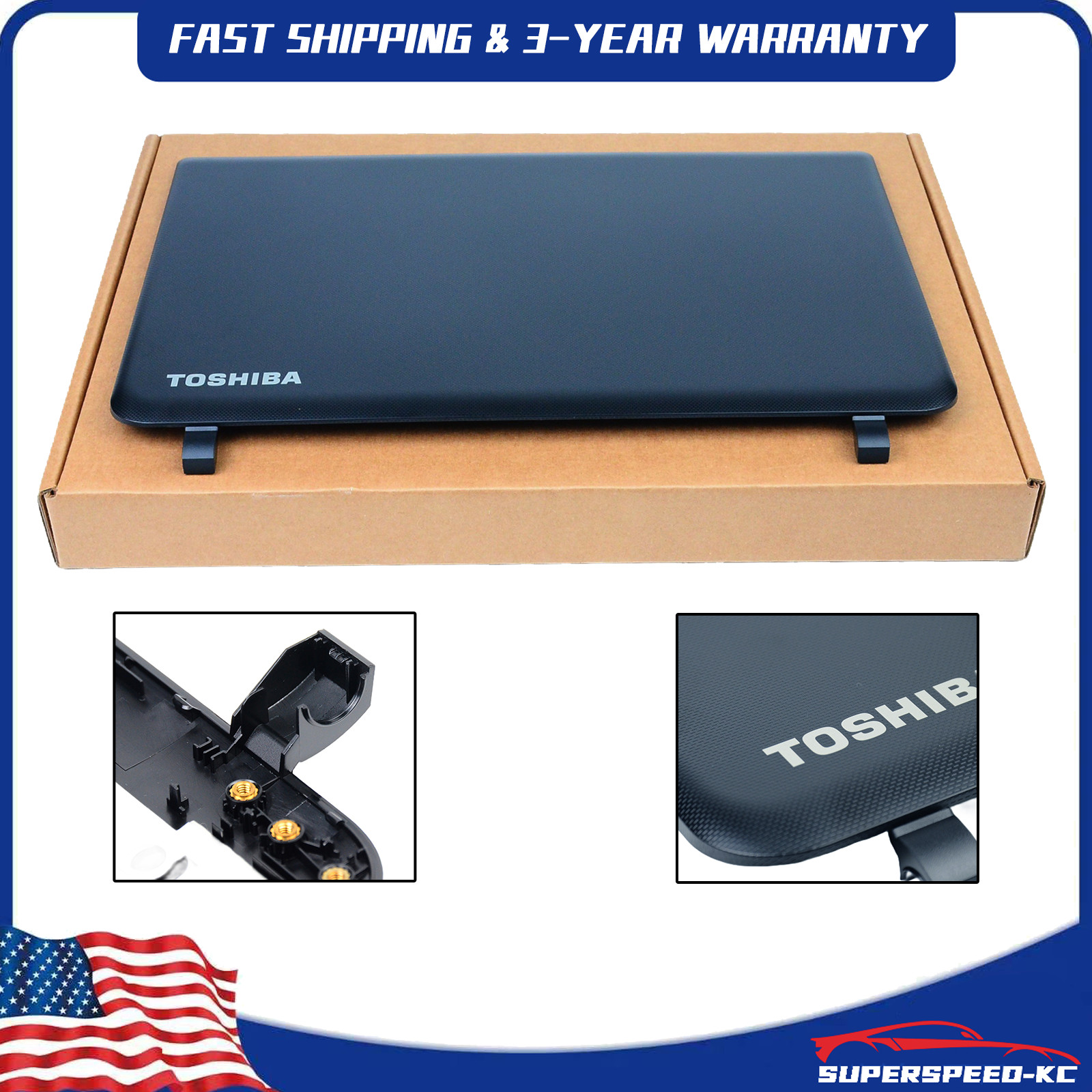 AP15H000100 LCD Lid Rear Cover for Toshiba Satellite C55 C55-B C55D-B C55T-B