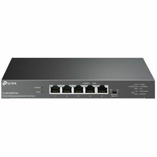 TP-Link 5-Port 2.5G Desktop Unmanaged Switch with 4-Port PoE++ TL-SG105PP-M2