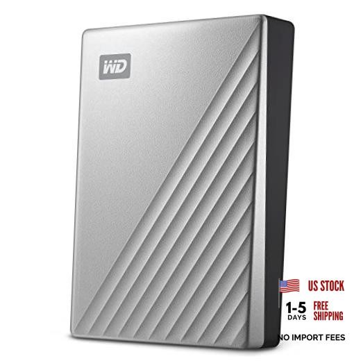 WD My Passport Ultra for Portable External Hard Drive, backup 5TB Silver Mac