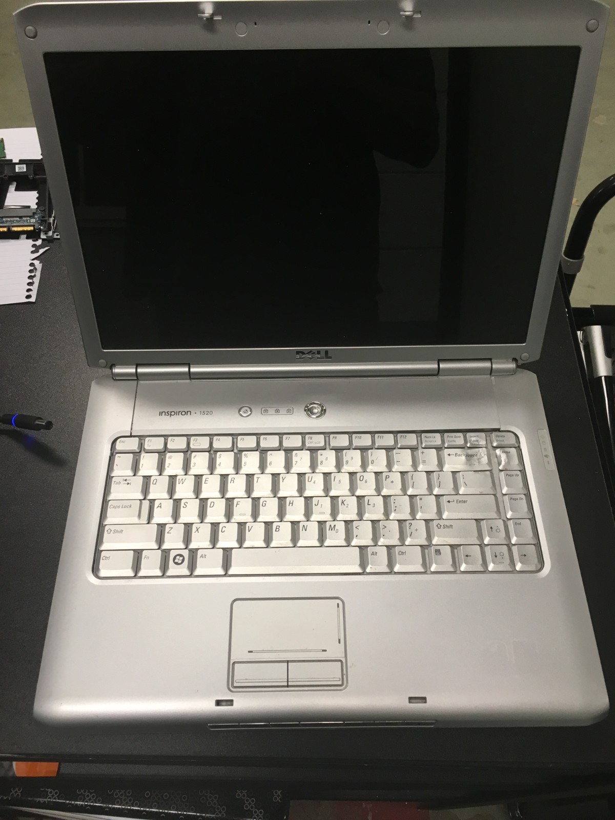 Dell Inspiron 1520 Intel Core Duo  1.50GHz 3GB 160GB HDD Win 10 Pro Laptop 0005