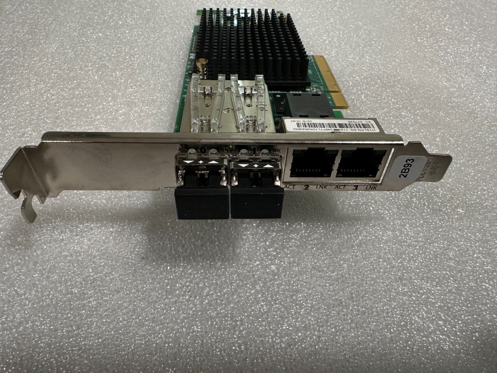 Emulex Corp P006931 4-Port PCIe (2x 10Gb FCoE, 2x 1GbE RJ45) Ethernet Adapter
