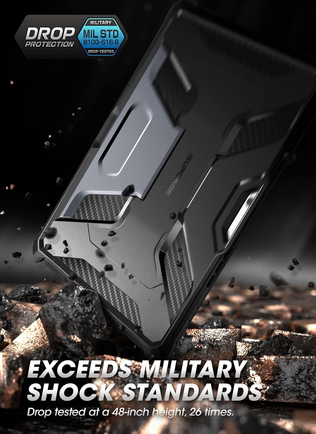 SUPCASE [Military-Grade Protection] Tablet Cover for Surface Pro 11 /Pro10 /Pro9
