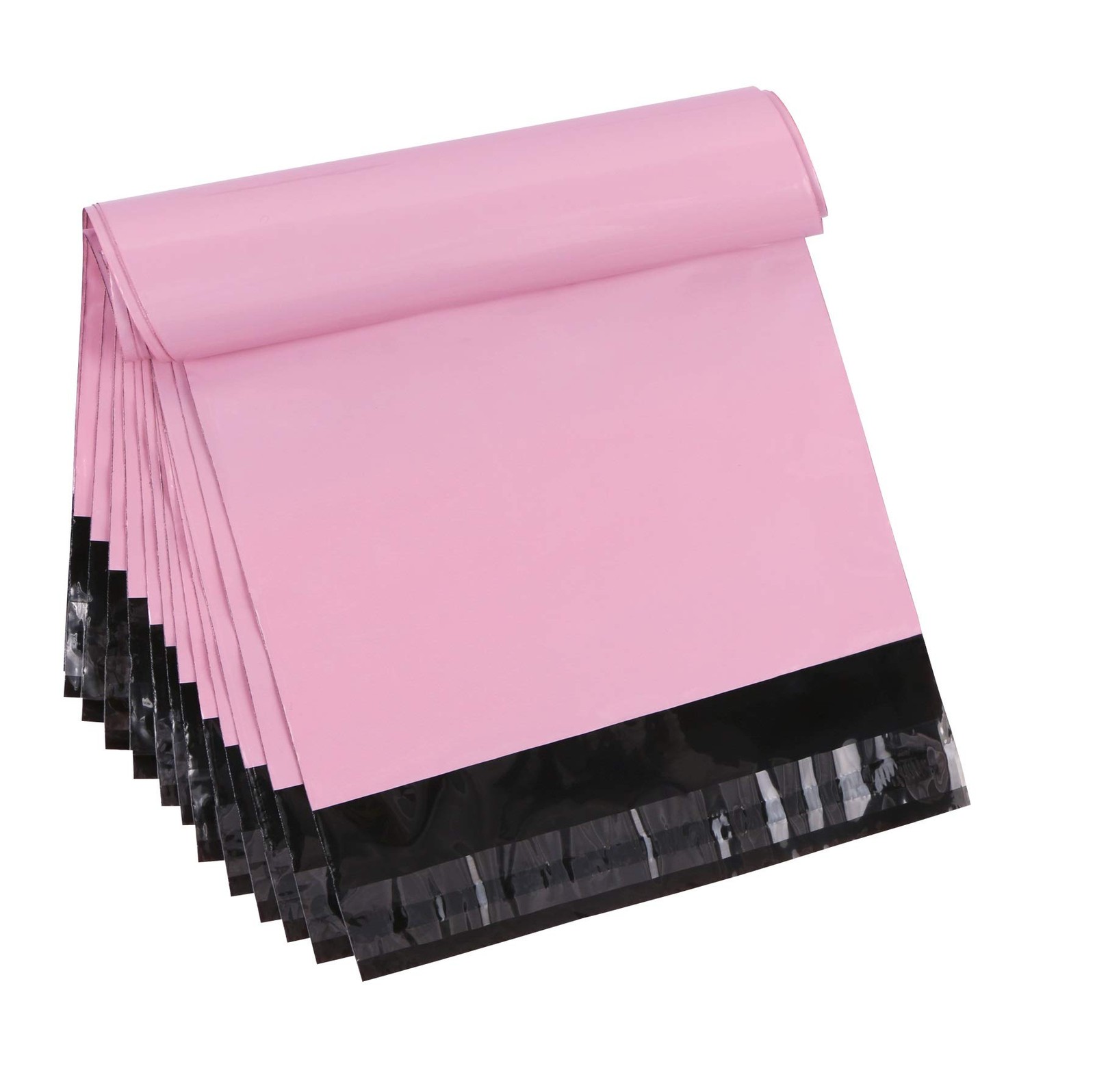 Poly Mailer Envelopes 6.8 x 10 inch Pink Shipping Bags Pack Teqooza