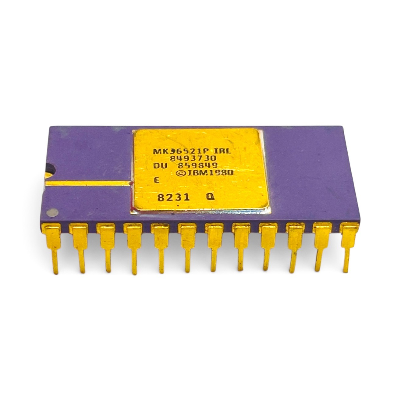 IBM Mostek MK36521P Firmware ROM Ceramic Gold Lid CERDIP-24 Vintage 1982 NOS