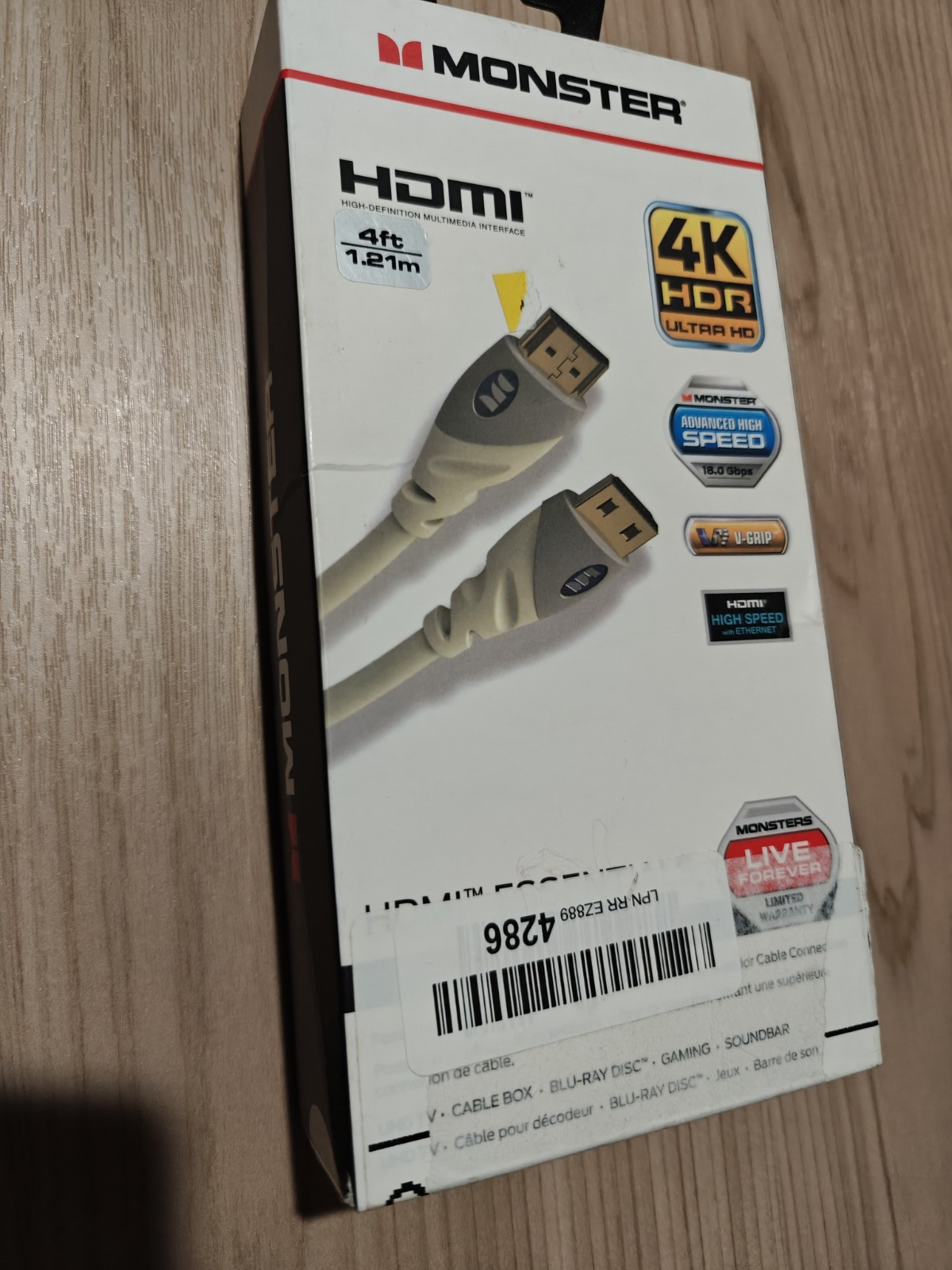 Monster 8' 4K HDR UHD HDMI Cable (18Gbps)