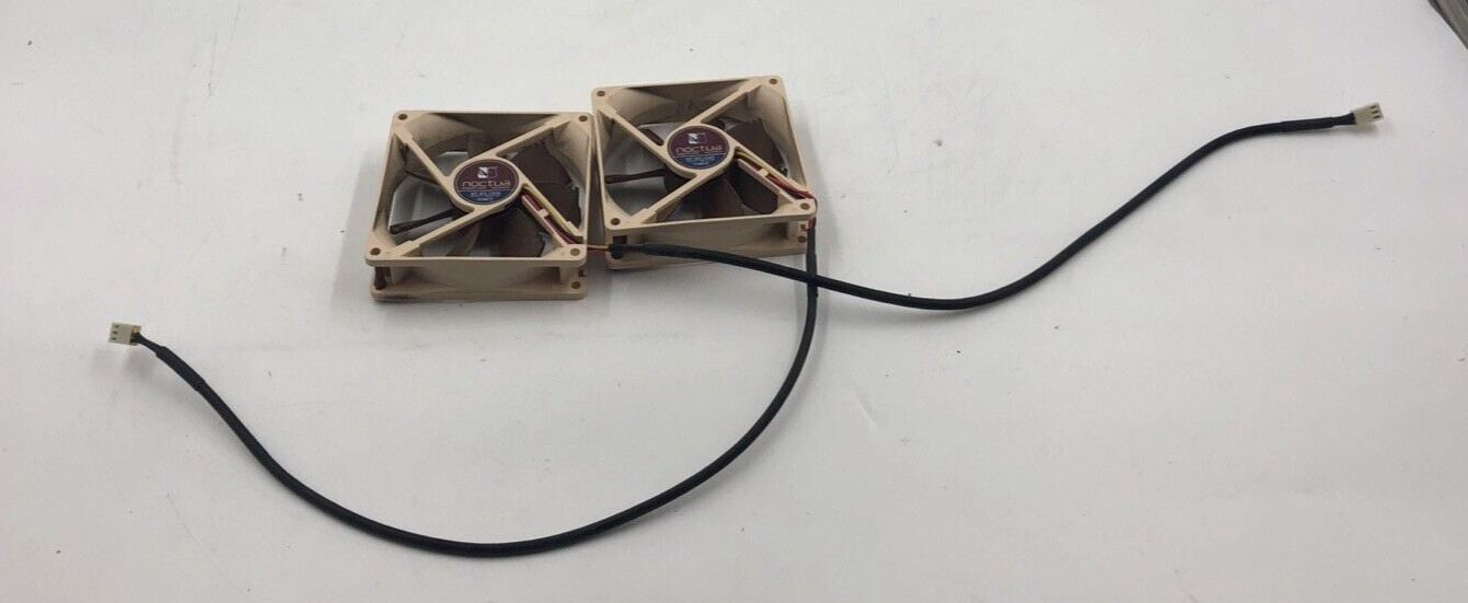 Lot of 2 Noctua NF-B9-1600 PWM Cooling Fan Working 92x92x25 mm - USED