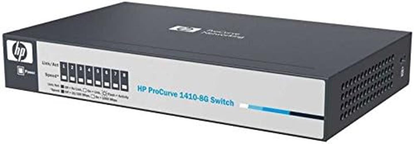 HP ProCurve 1410-8G Gigabit Ethernet Switch - 8 Ports - 8 x RJ-45