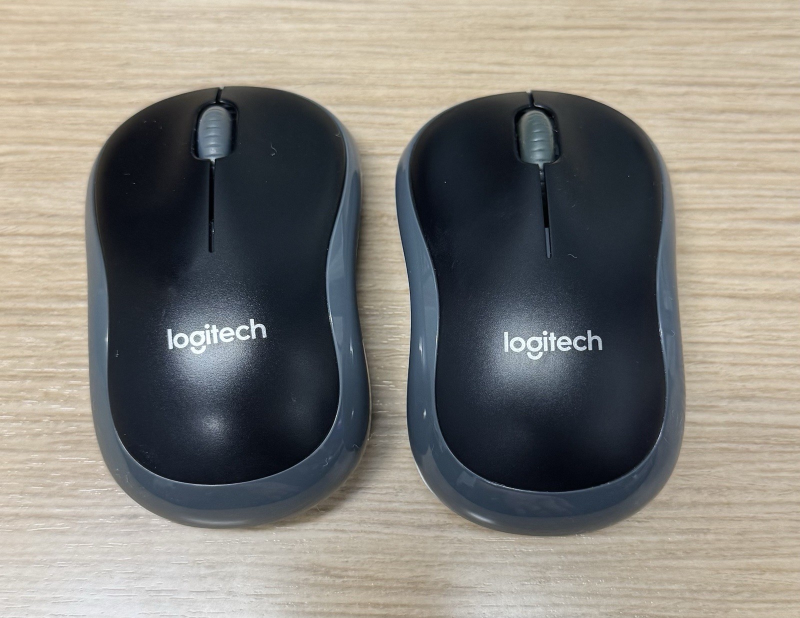 -TWO-Logitech M185 Wireless Mouses, 2.4Ghz  *No Usb*-12 Month Battery Life