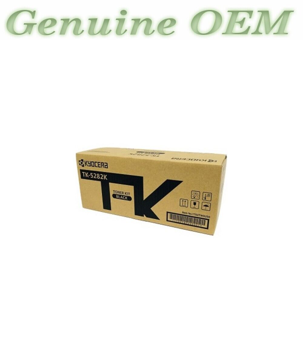 1T02TW0US0/TK5282K,TK-5282K Original OEM Kyocera Toner, Black Genuine Sealed