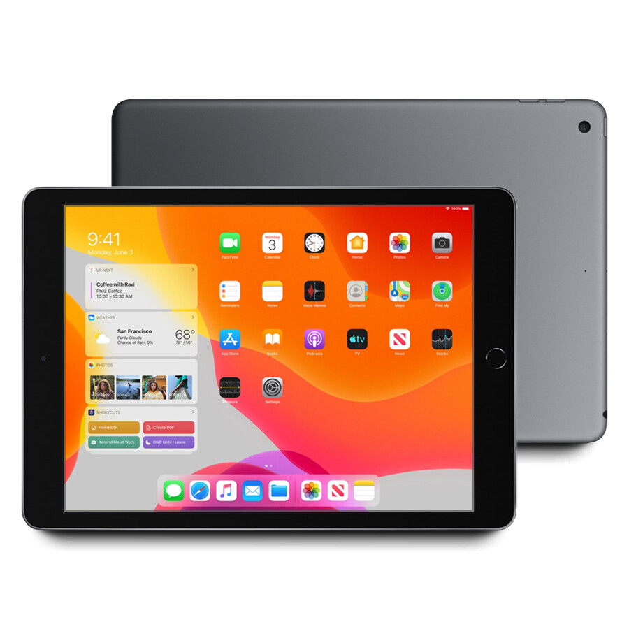 2019 Apple iPad 7th gen 10.2" 128GB WiFi Only - (Space Gray) A2197 w/Warranty