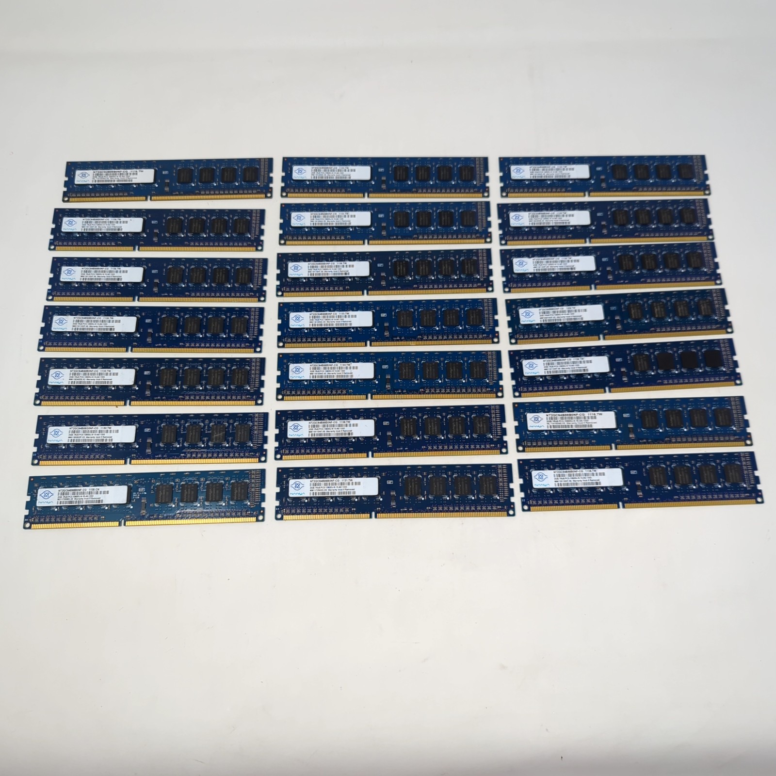 (21 x 2GB) Nanya DDR3 Desktop RAM Memory Lot 1333MHz PC3-10600U (42GB Total)