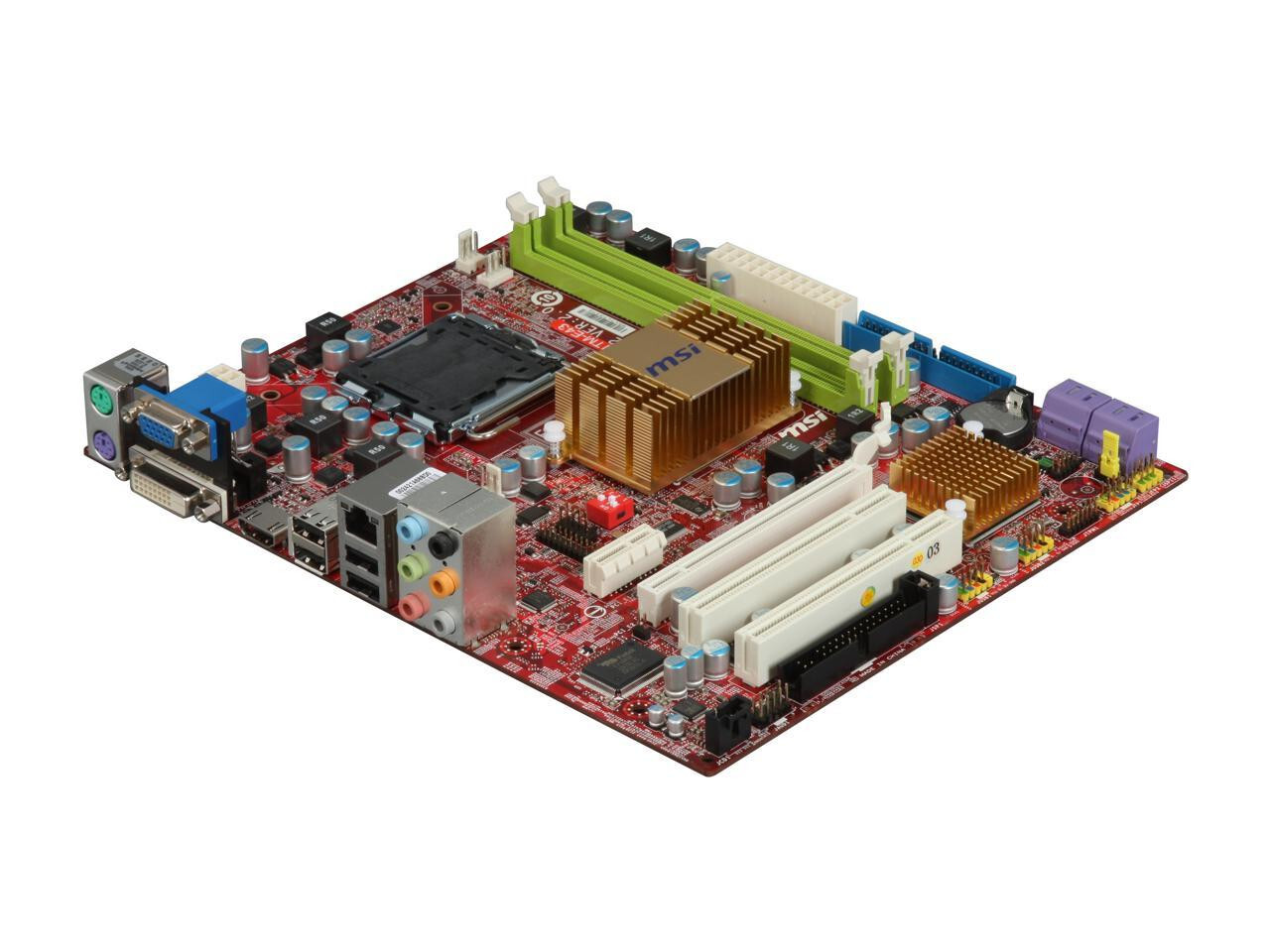 MSI G41TM-E43 MS-7592 v 2.0 Socket 775 Intel G41 HDMI mATX Motherboard