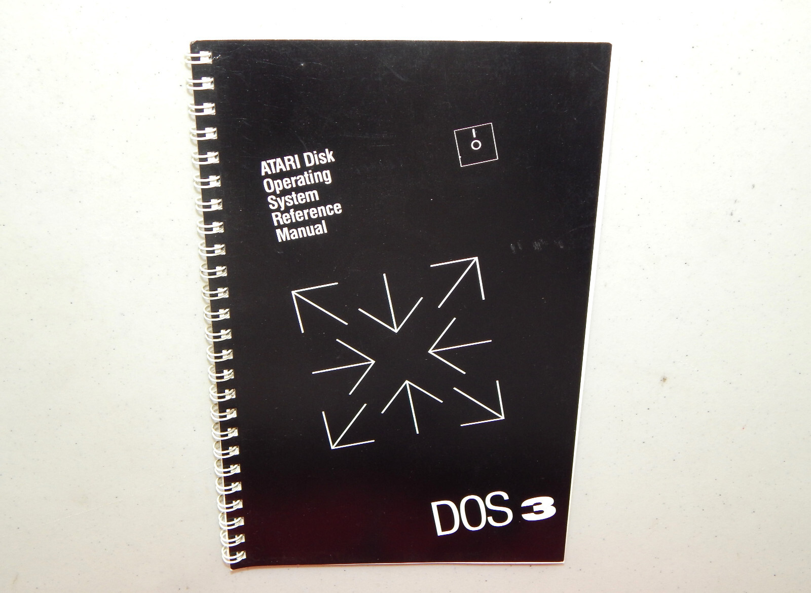 Vintage ATARI 1983 Disk Operating System Reference Manual DOS 3 Spiral Bound