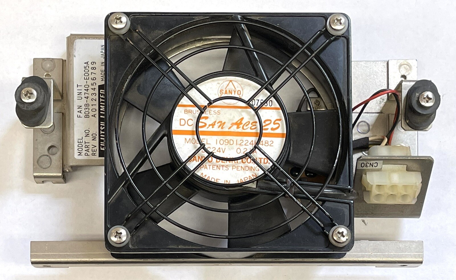 Vintage Fujitsu Limited Fan Unit B03B-4740-E005A
