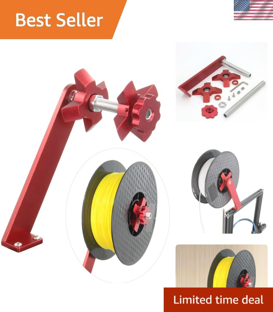 Upgrade Filament Spool Holder Kit with Bearing Rotatable Holder for Ender 3/E...