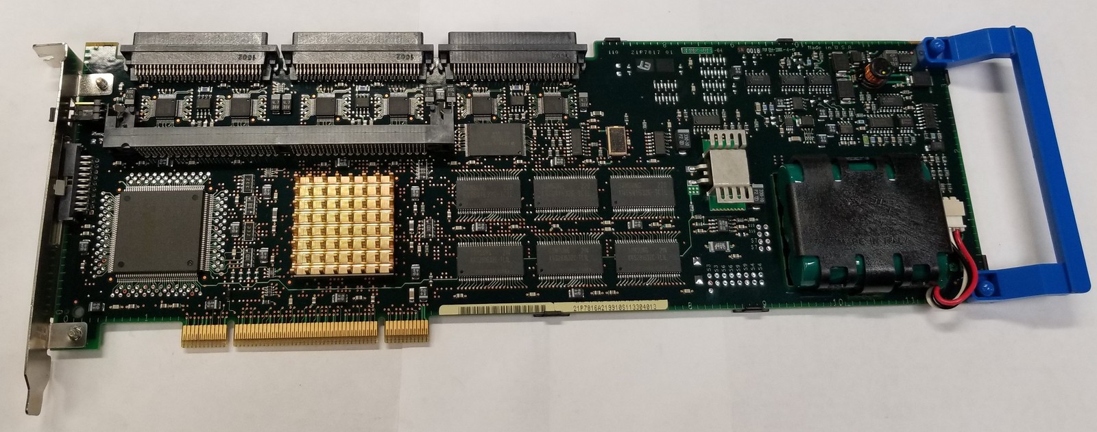 IBM 21P3735 U2 3-SCSI PCI RAID Controller Card & Battery- 21P7816