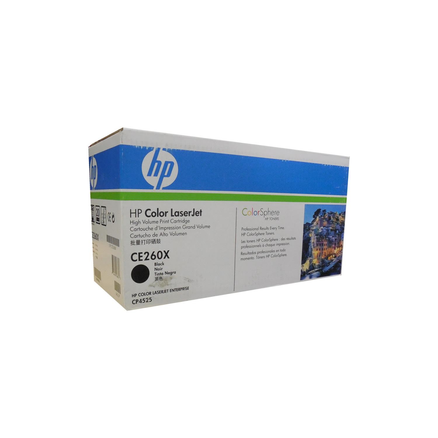 HP CE260X (649X) Hewlett Packard Black Toner Cartridge Genuine OEM Original