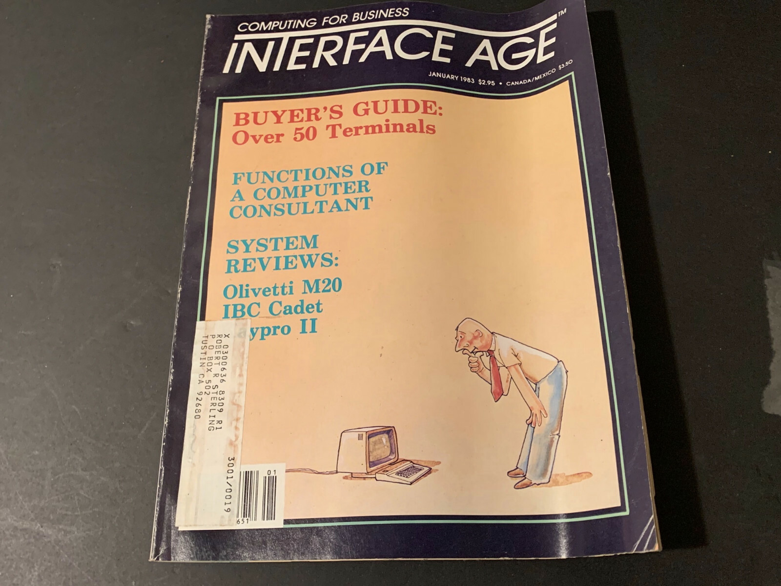 INTERFACE AGE MAGAZINE VINTAGE JAN 1983 RARE LAST ONE 