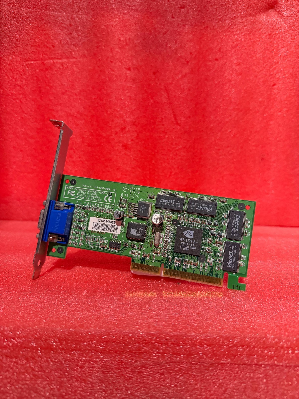 NVIDIA 180-P0017-0000-C02 201827-001 AGP GRAPHIC CARD Vanta - Compaq 192174-002